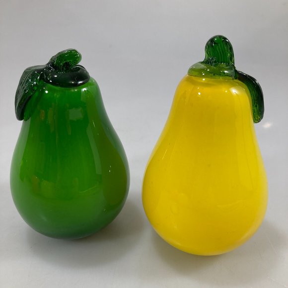 Lot of 5 Murano Style Glass Fruits & Vegs - Picture 8 of 10